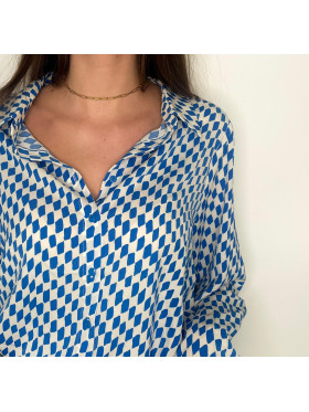 TOP AFRIALE BLEU