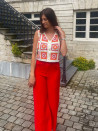 PANTALON LULU ROUGE