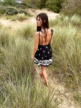 ROBE LAM NOIRE