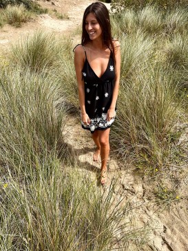 ROBE LAM NOIRE