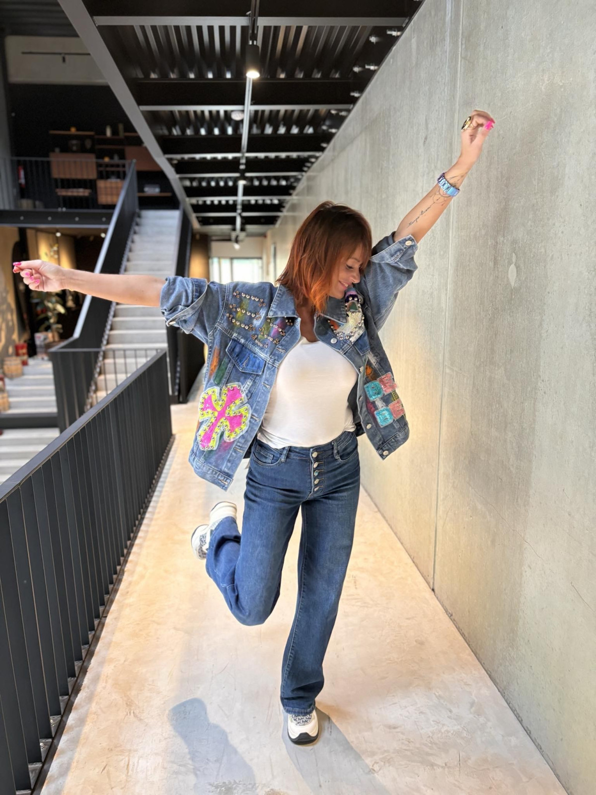 VESTE MANIA BLEUE