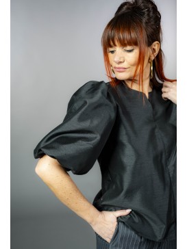 BLOUSE À MANCHES BOUFFANTES ÉLYSÉE