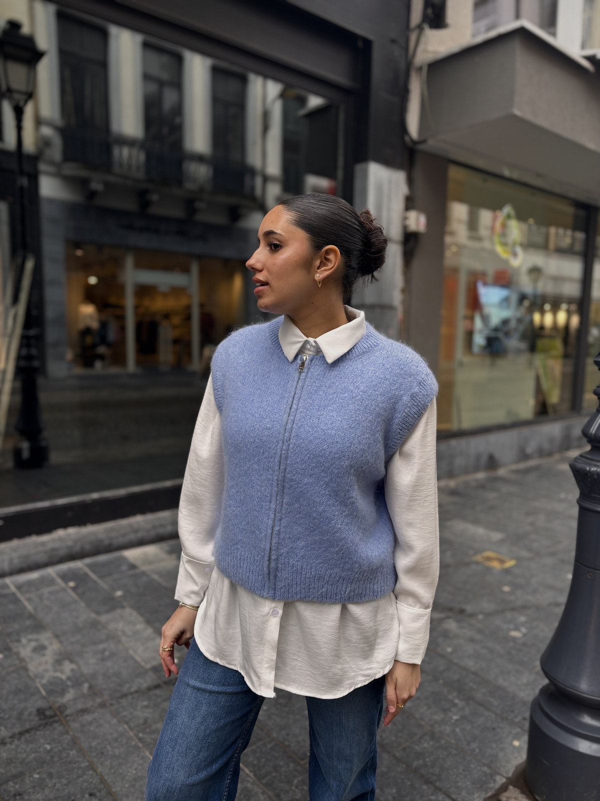 GILET AVEC TIRETTE DIRTY