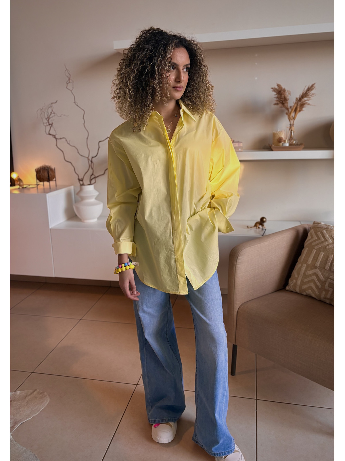 CHEMISE LOU JAUNE