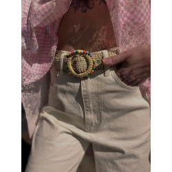 JEANS ZAHIRA BLANC