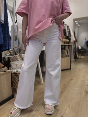JEANS BLANC LEIA