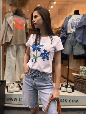 TEE SHIRT FLEUR DELIA